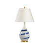 Blue Swirl Lamp