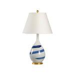 Blue Swirl Lamp