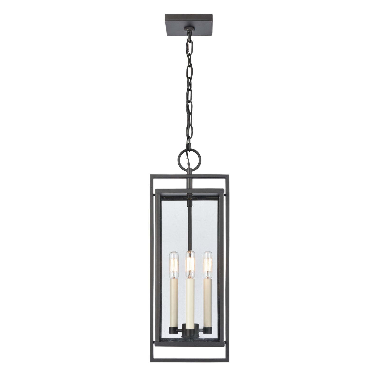 Gladwyn 8.25'' Wide 3-Light Outdoor Pendant - Matte Black
