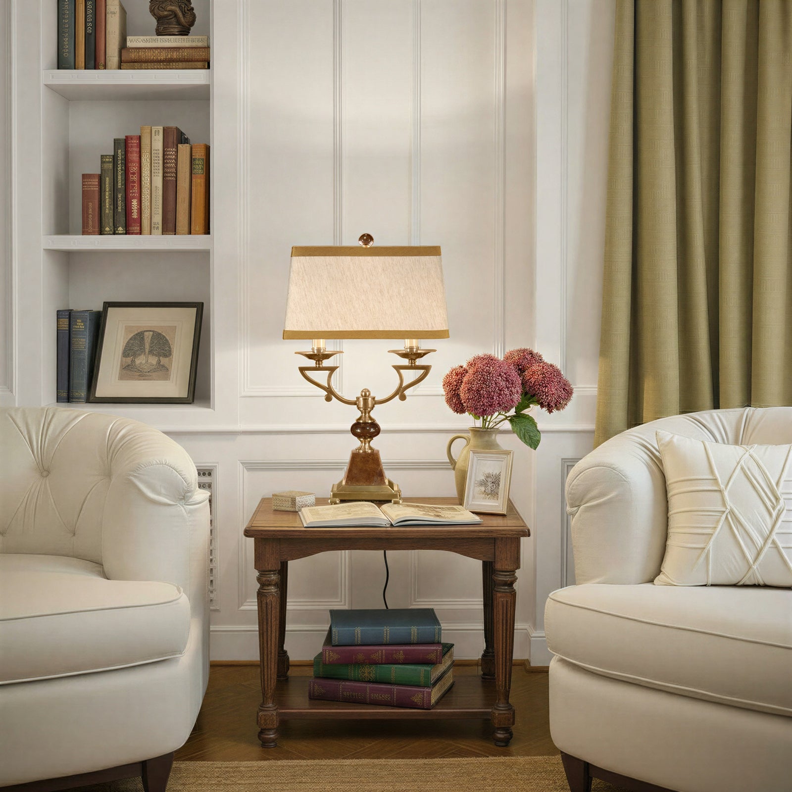 Double Candle Lamp