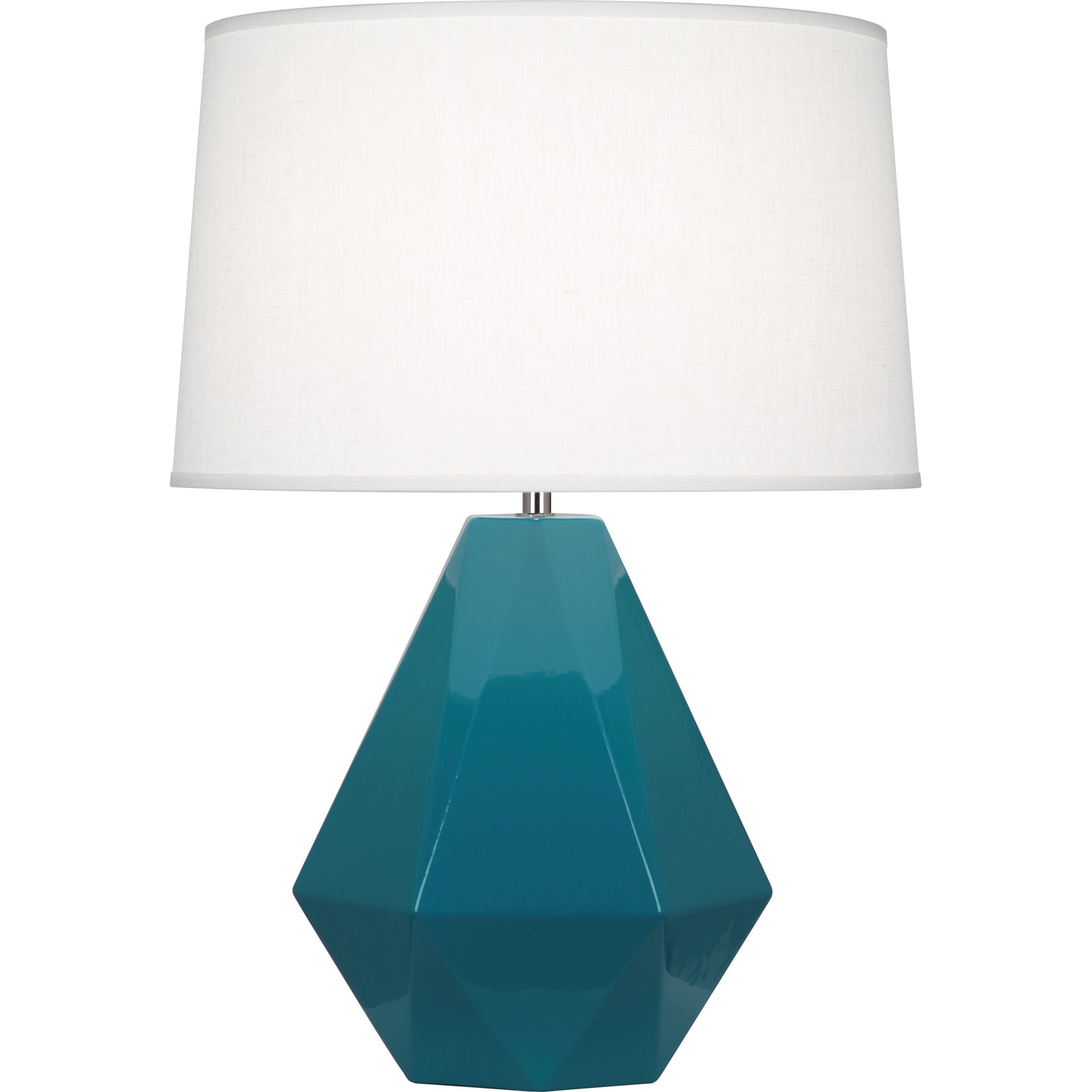 Peacock Delta Table Lamp