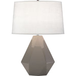Smokey Taupe Delta Table Lamp