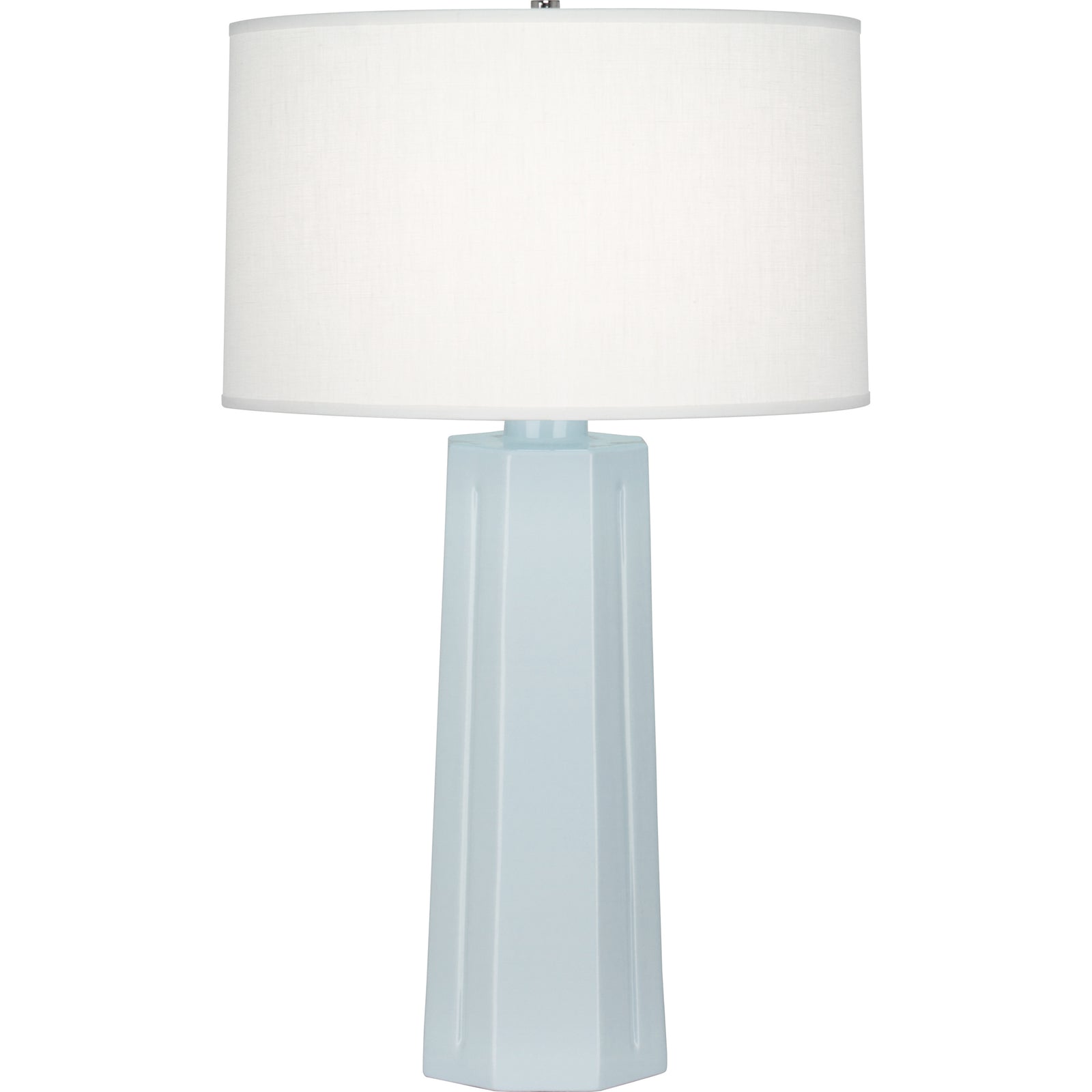 Baby Blue Mason Table Lamp