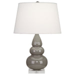 Smokey Taupe Small Triple Gourd Accent Lamp