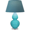 Egg Blue Double Gourd Table Lamp