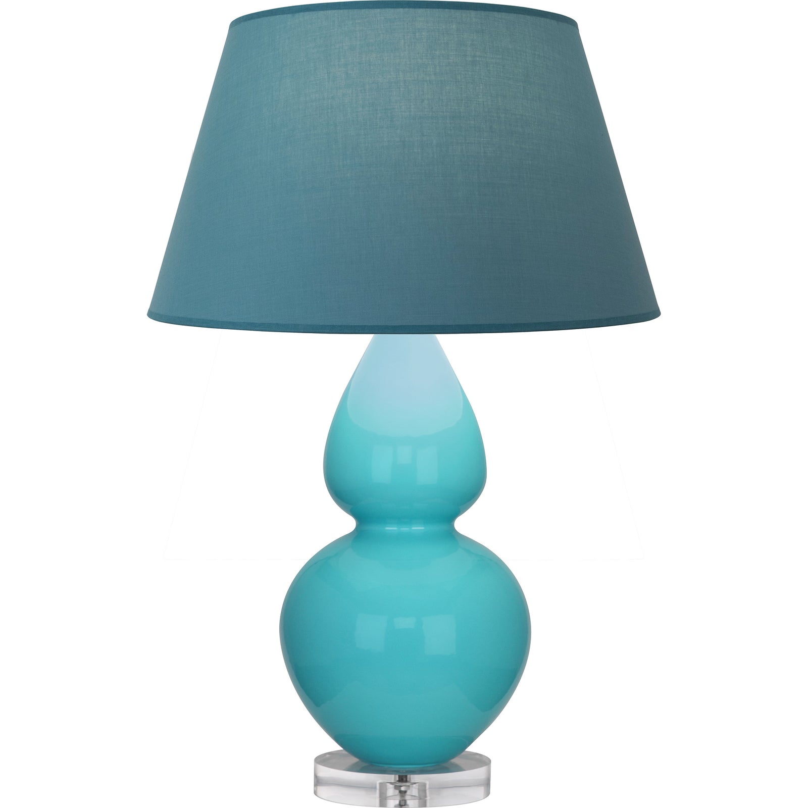 Egg Blue Double Gourd Table Lamp