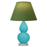 Egg Blue Double Gourd Table Lamp