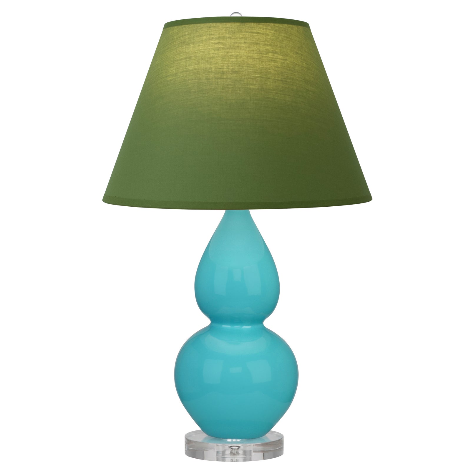 Egg Blue Double Gourd Table Lamp