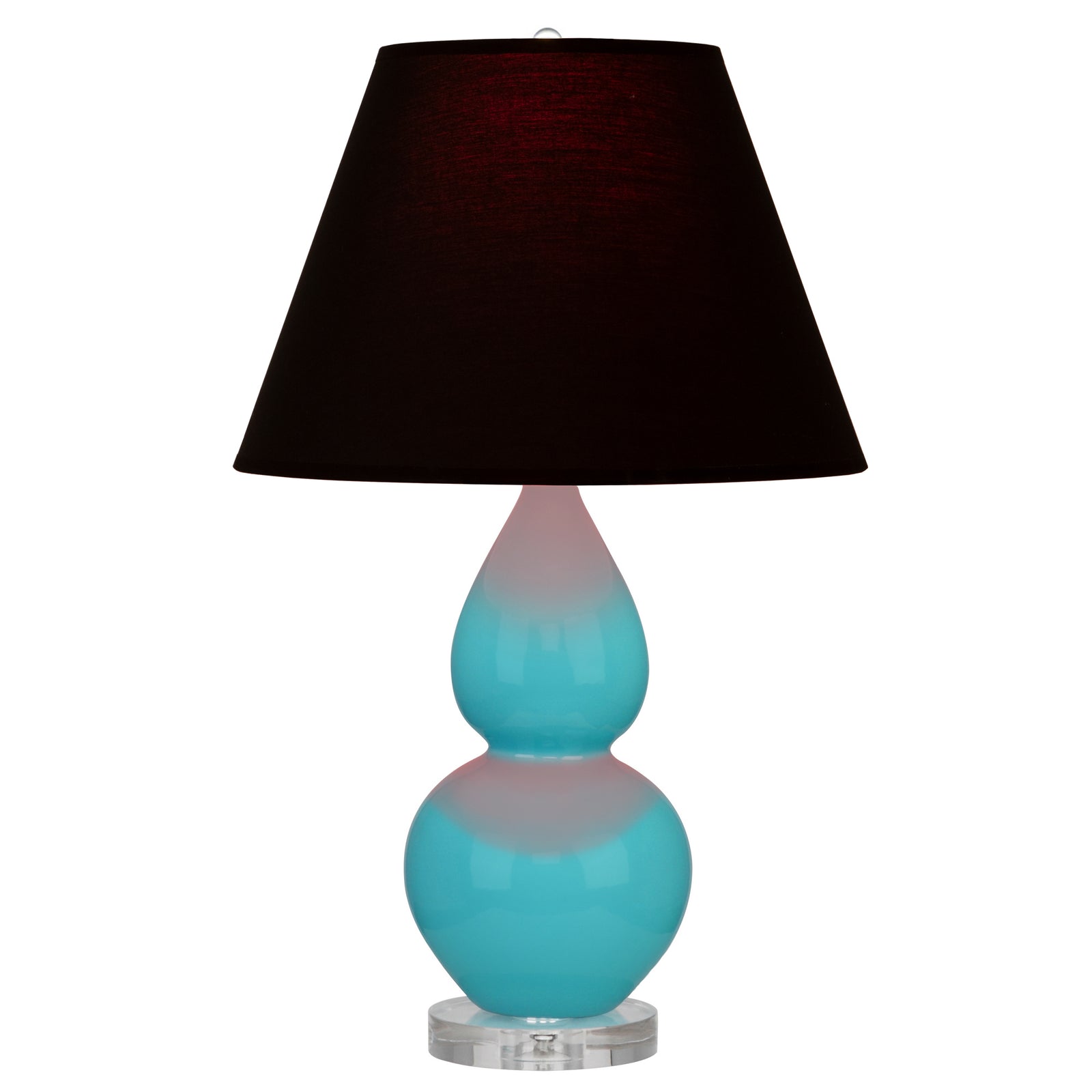 Egg Blue Double Gourd Table Lamp