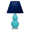 Egg Blue Double Gourd Table Lamp