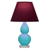 Egg Blue Double Gourd Table Lamp