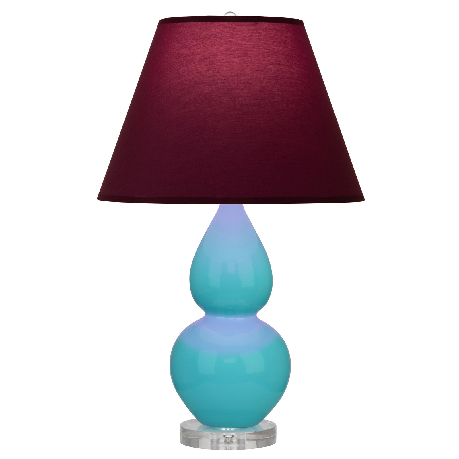 Egg Blue Double Gourd Table Lamp