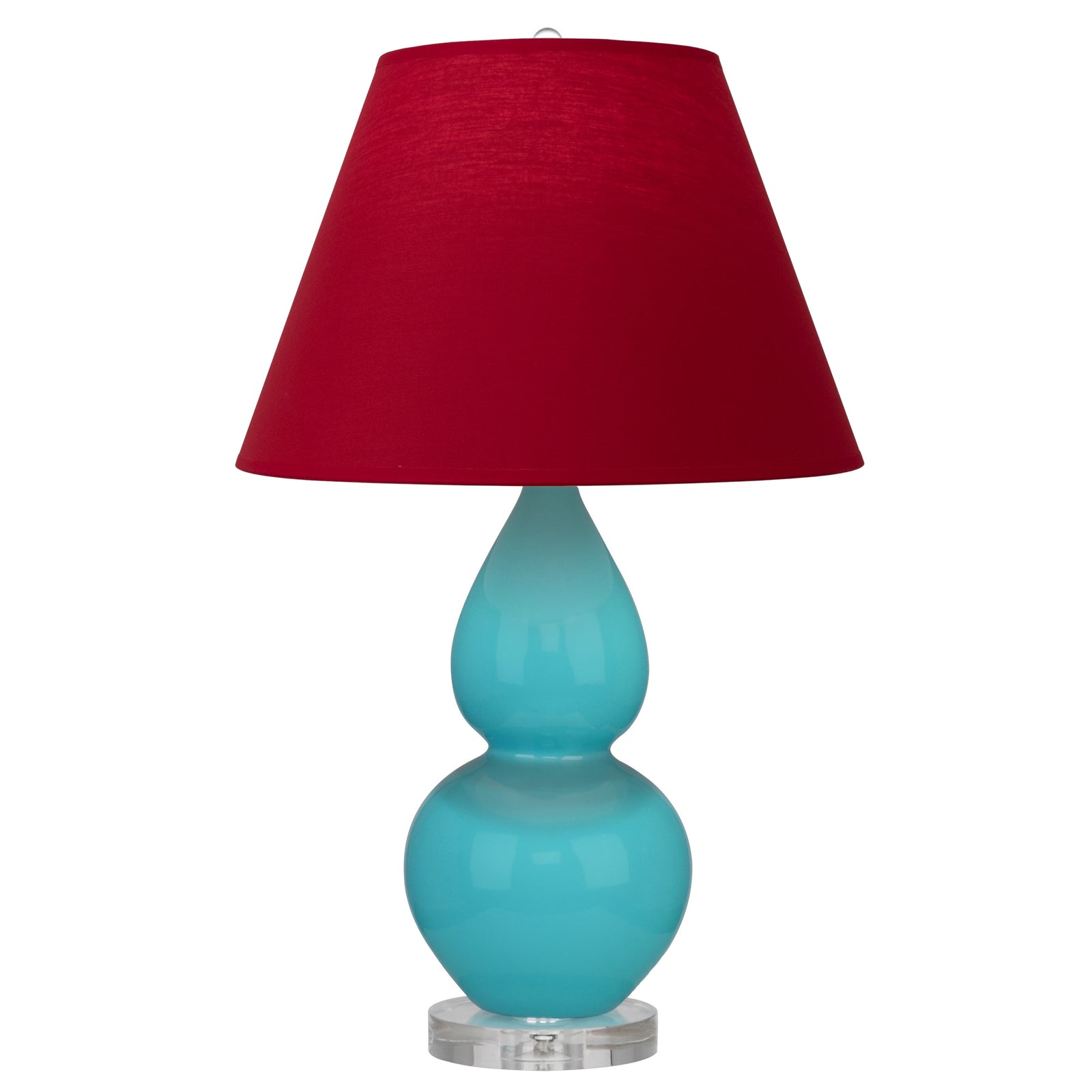 Egg Blue Double Gourd Table Lamp