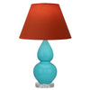 Egg Blue Double Gourd Table Lamp