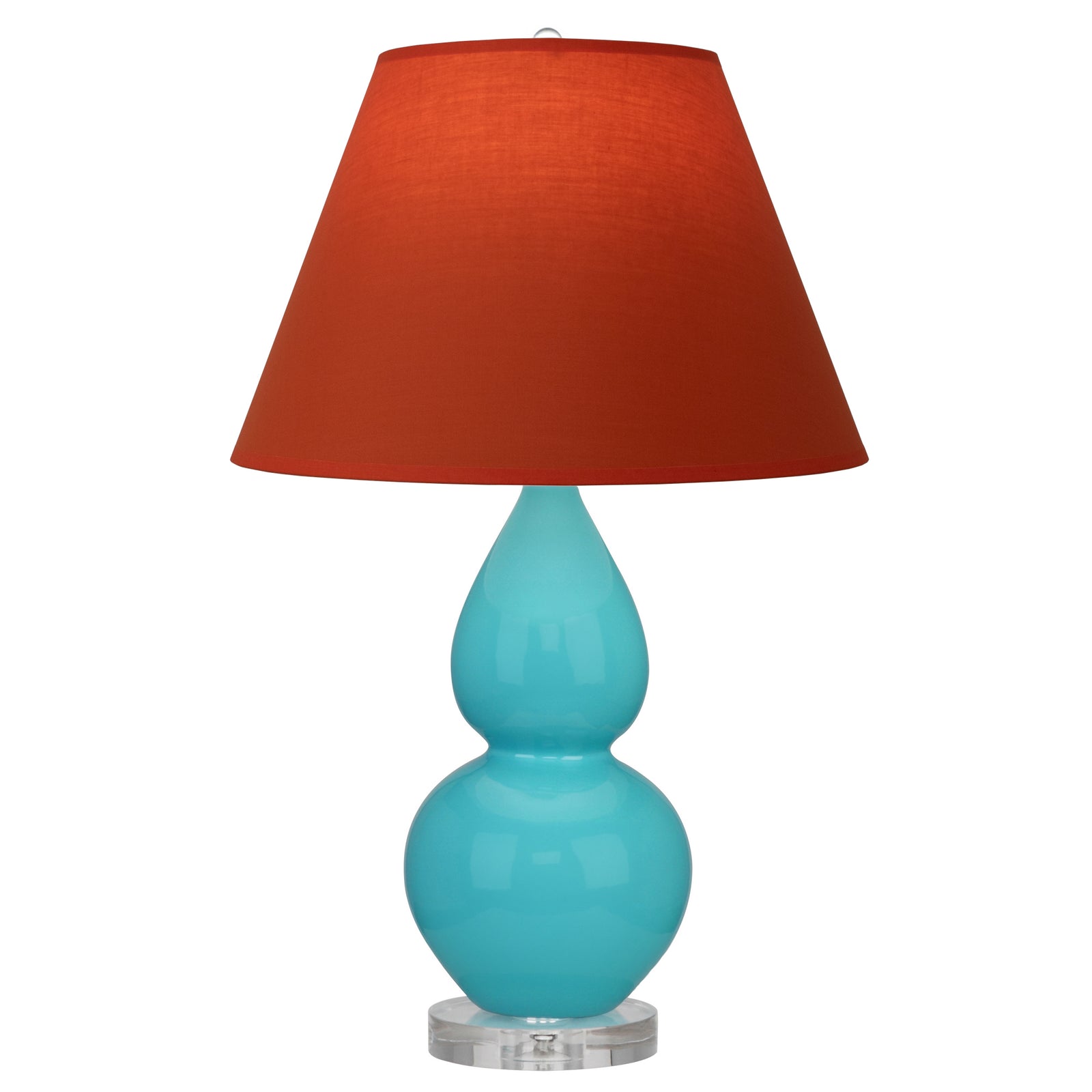 Egg Blue Double Gourd Table Lamp
