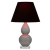 Smokey Taupe Small Double Gourd Accent Lamp