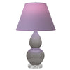 Smokey Taupe Small Double Gourd Accent Lamp