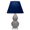 Smokey Taupe Small Double Gourd Accent Lamp