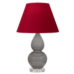 Smokey Taupe Small Double Gourd Accent Lamp