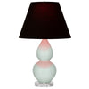 Celadon Small Double Gourd Accent Lamp