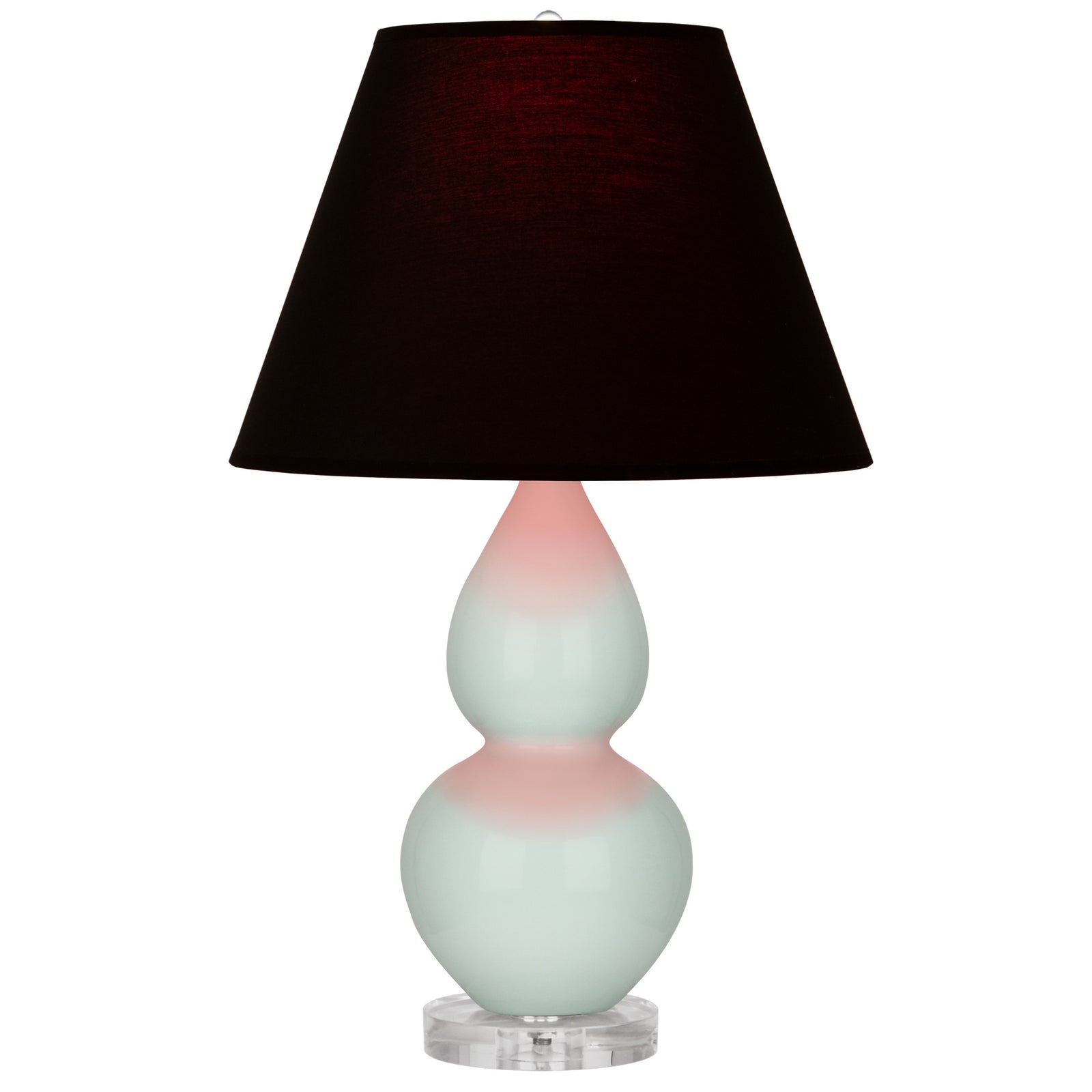 Celadon Double Gourd Table Lamp