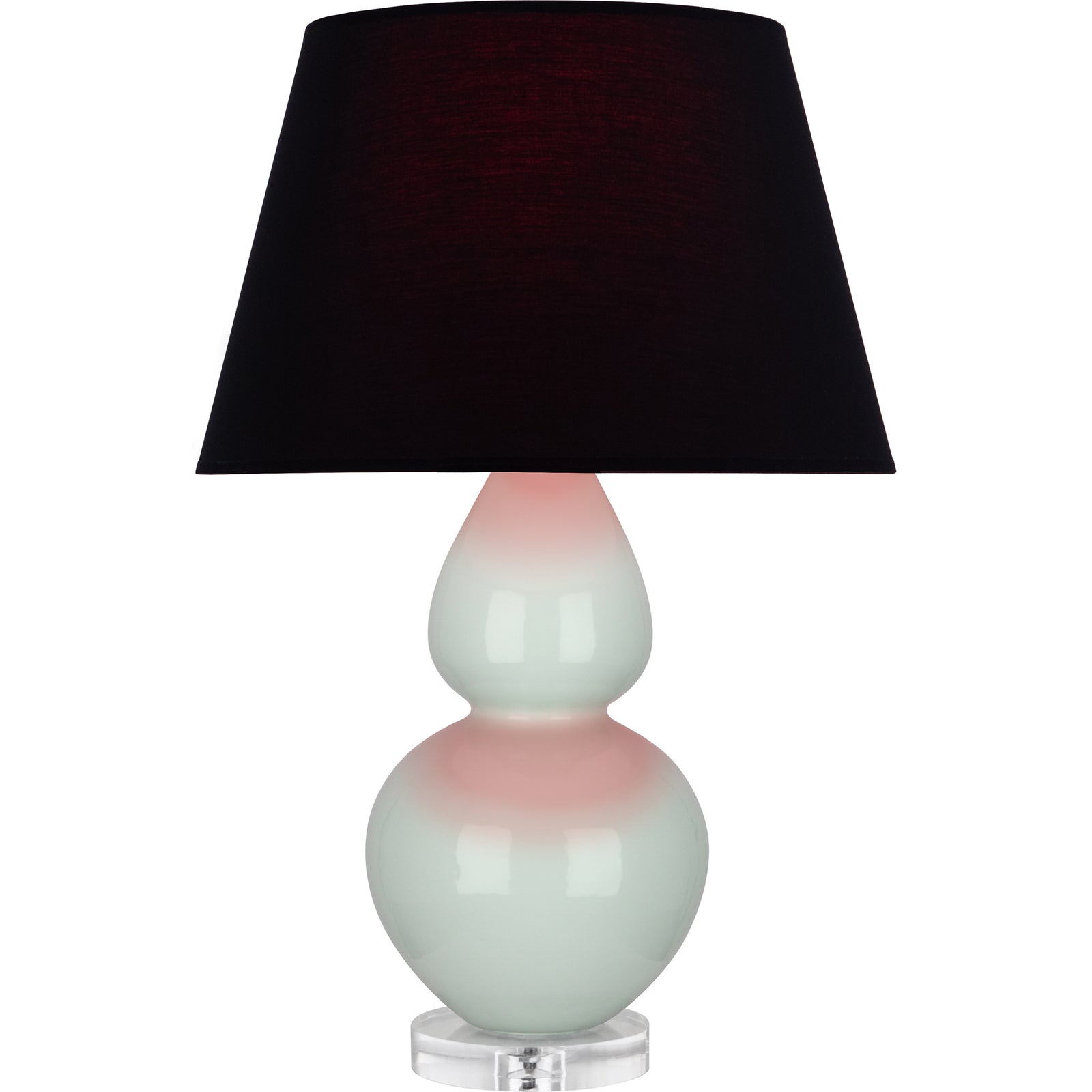 Celadon Double Gourd Table Lamp
