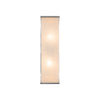Abbott 15-in Polished Nickel/Alabaster 2 Lights Wall/Vanity