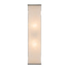 Abbott 19-in Polished Nickel/Alabaster 2 Lights Wall/Vanity