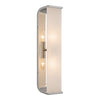 Abbott 19-in Polished Nickel/Alabaster 2 Lights Wall/Vanity