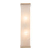 Abbott 19-in Vintage Brass/Alabaster 2 Lights Wall/Vanity