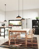 Abel 14-in Matte Black 1 Light Pendant