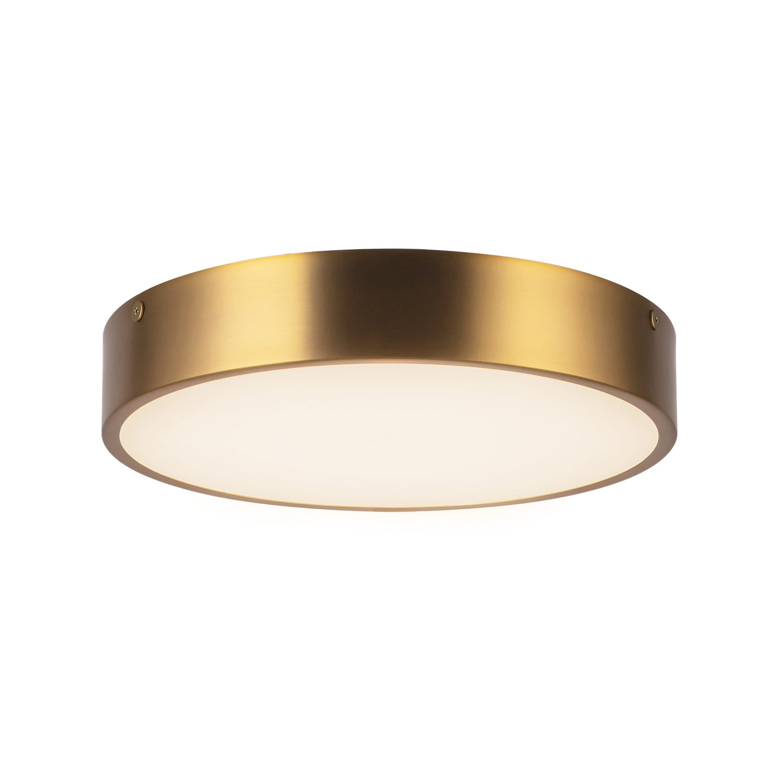 Adelaide 11-in Aged Gold LED Flush Mount
