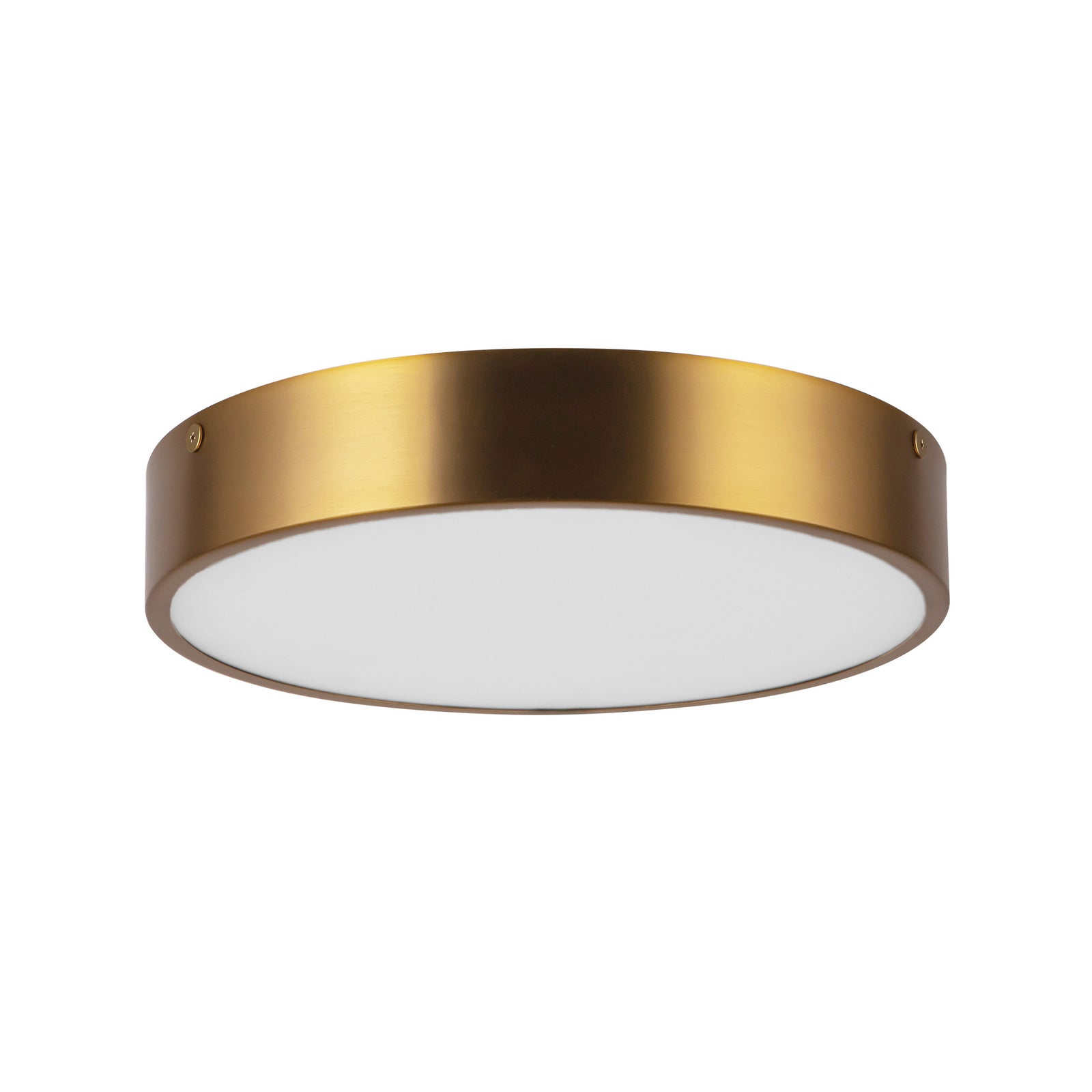 Adelaide 11-in Aged Gold LED Flush Mount