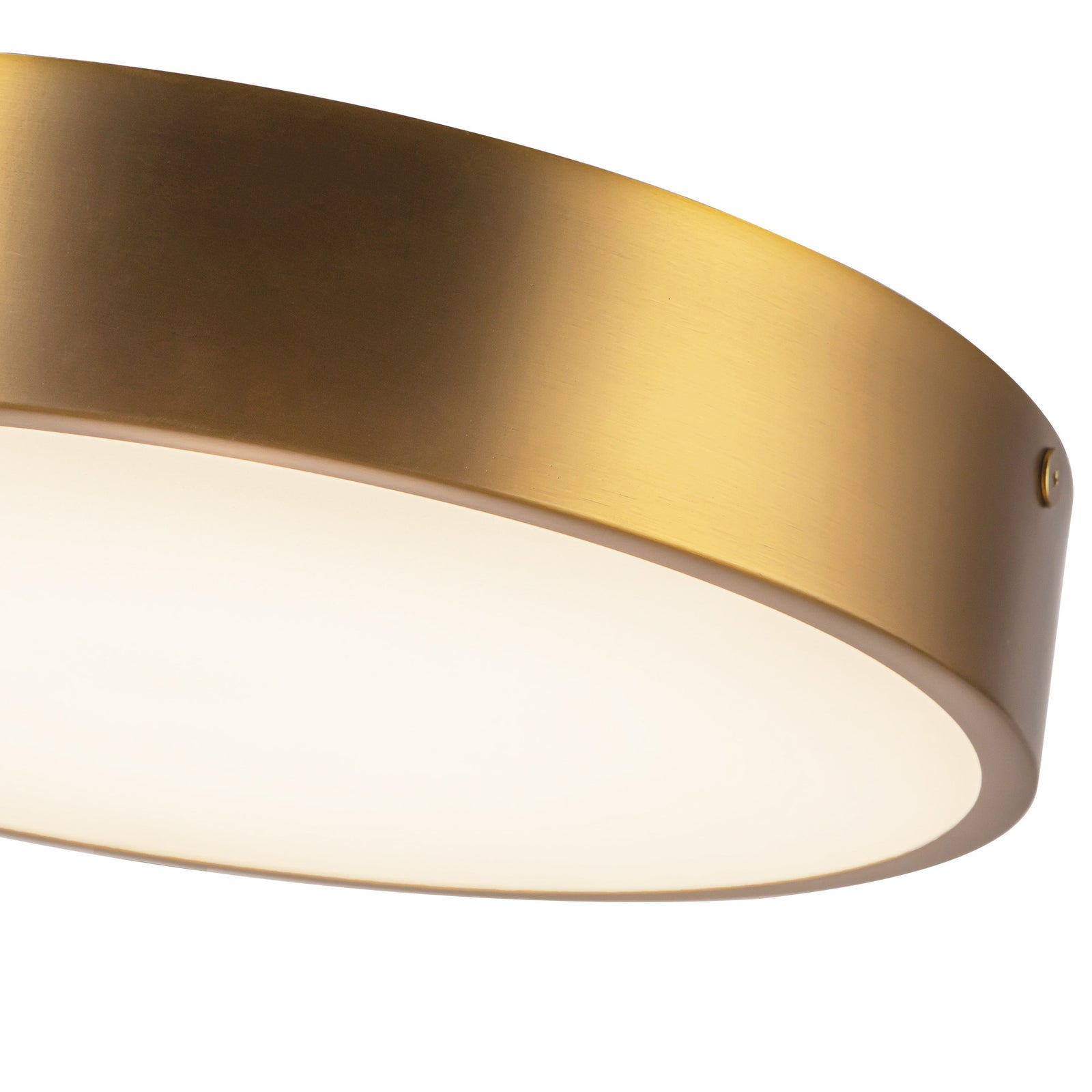 Adelaide 11-in Aged Gold LED Flush Mount