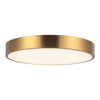 Adelaide 15-in Aged Gold LED Flush Mount