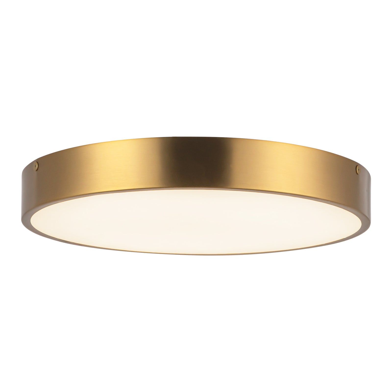 Adelaide 15-in Aged Gold LED Flush Mount