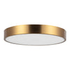 Adelaide 15-in Aged Gold LED Flush Mount