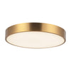 Adelaide 15-in Aged Gold LED Flush Mount