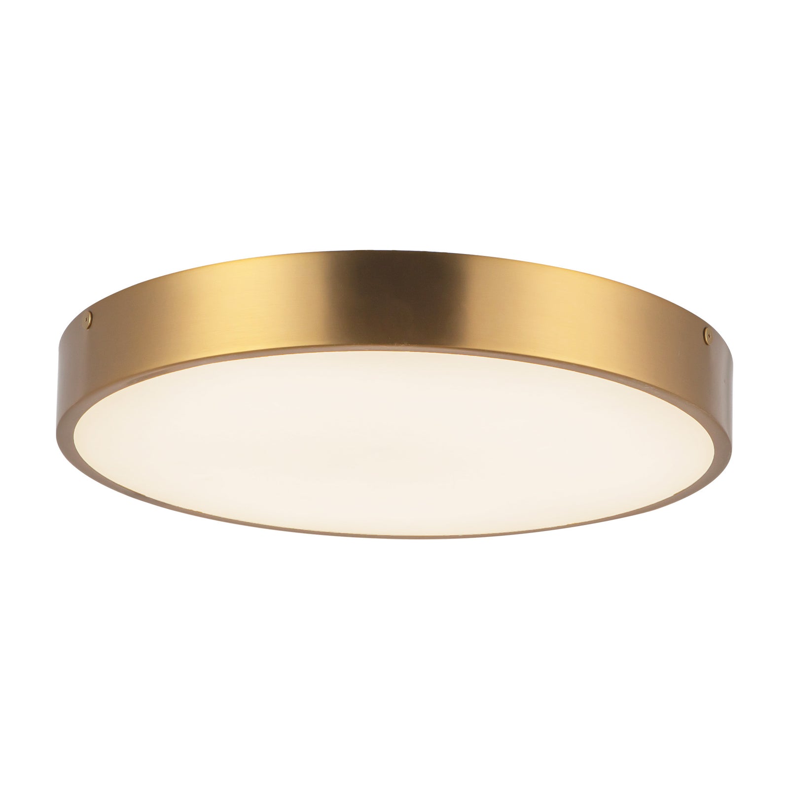 Adelaide 15-in Aged Gold LED Flush Mount