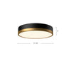 Adelaide 11-in Aged Gold/Matte Black LED Flush Mount