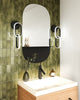 Airen 17-in Black LED Wall Sconce