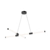 Akari 48-in Black LED Chandeliers