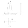 Akari 48-in Brushed Nickel LED Chandeliers