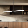 Akari 37-in Black LED Linear Pendant