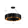 Akira 30-in Black/Gold 7 Lights Chandeliers