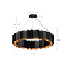 Akira 40-in Black/Gold 12 Lights Chandeliers