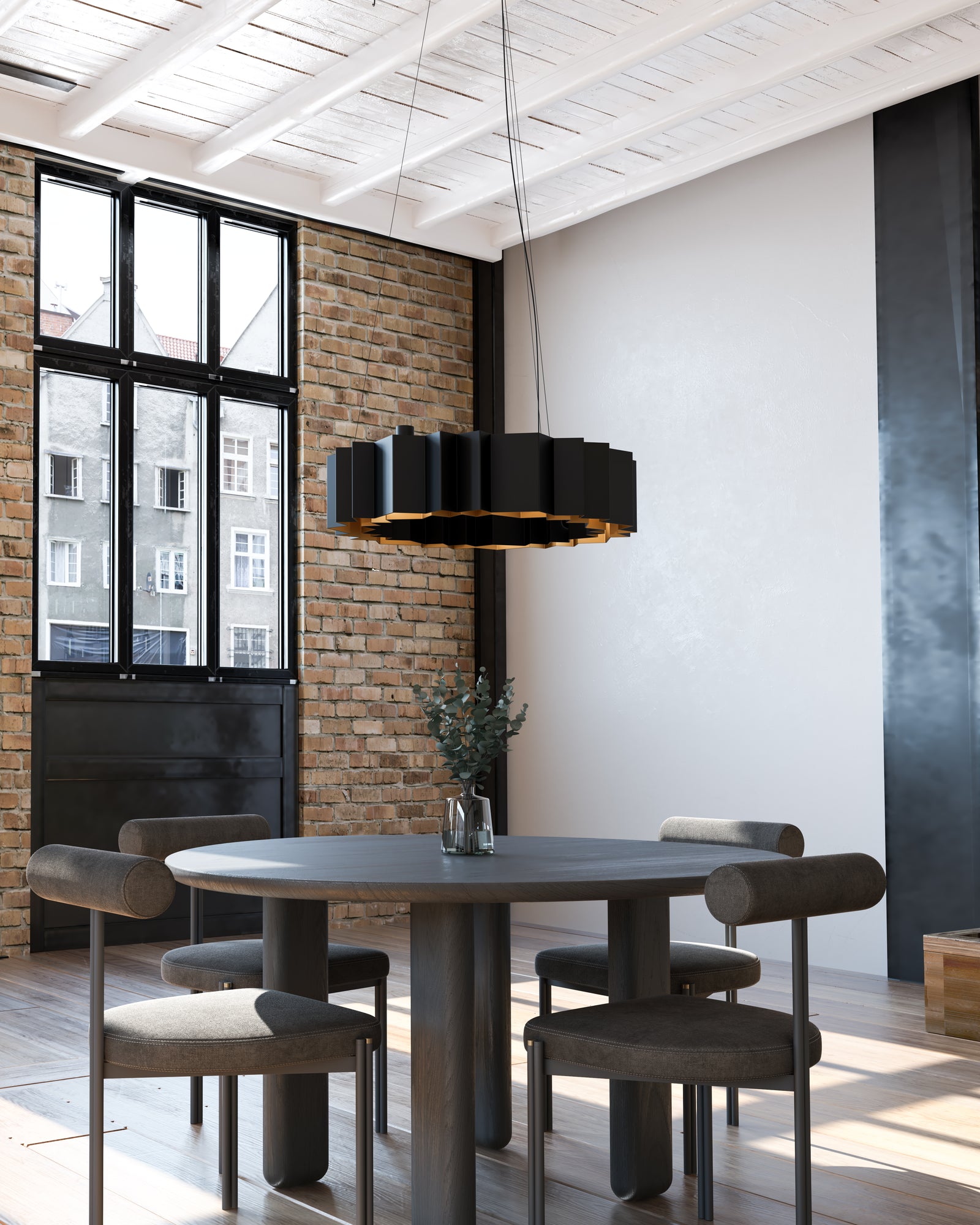 Akira 40-in Black/Gold 12 Lights Chandeliers