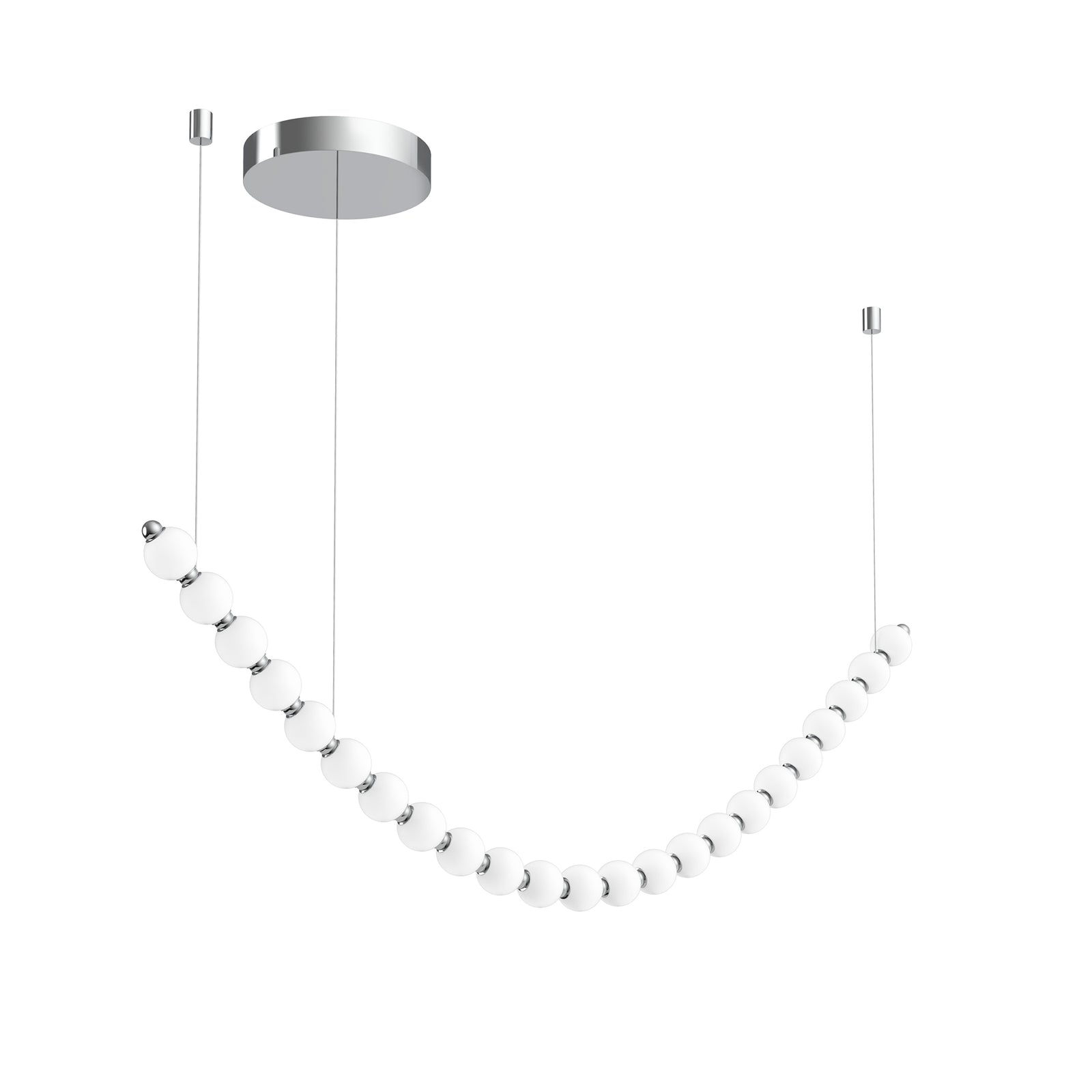 Akoya 79-in Chrome LED Chandeliers
