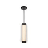 Alai 16-in Urban Bronze/Ribbed Glass LED Pendant