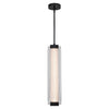 Alai 24-in Urban Bronze/Ribbed Glass LED Pendant